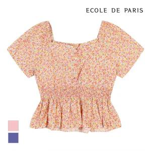 [에꼴드파리] 플라워 프린트 블라우스_ZB28WBB068Z