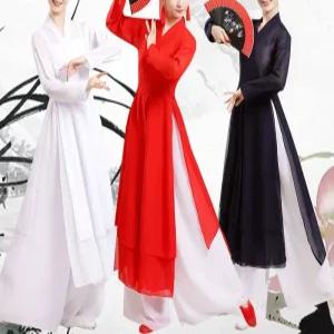 한국무용 의상 공연 현대 무용복 댄스 연습복 발레 스커트