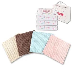 아트박스 하오 로얄 극세사 행주 4P 선물세트 x 3세트  쇼핑백포함)