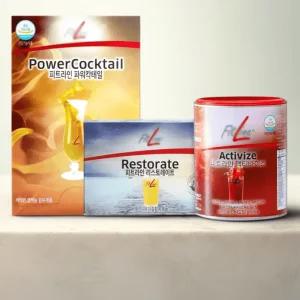독일PM쥬스 피엠 3종 세트 구성 파워칵테일 액티바이즈 리스토레이트