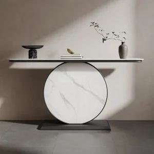 슬림콘솔 세라믹 복도테이블 콘솔가구 화이트콘솔