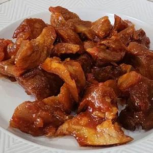 제주산 흑돼지 순살 양념 미니족 1팩당 150g 1팩