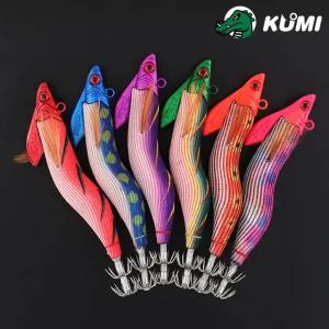 쿠미 천연 오동목 TR 3호 무늬오징어 에기 팁런 무늬에기 에깅 루어