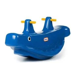 블루 승용완구 유아 돌고래 리틀 장난감