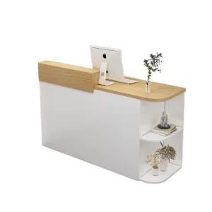 원목 라운드 카운터 인포메이션 포스대 학원 카페