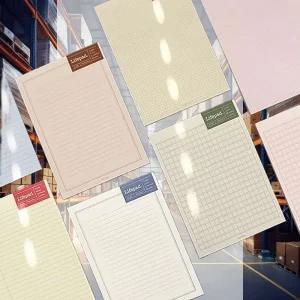 라이프 메모패드 A5 기록 비점착 필사 연습장 유선 편지지