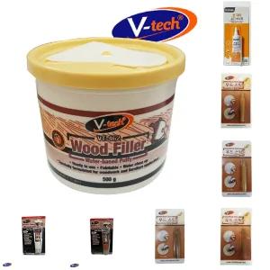 (VT-462 내츄럴) 우드 필러 퍼티 목재 흠집 보수제 500g/틈세/목재용/크랙/크렉/보수펜/보수재/목공용/가구