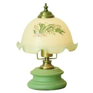 예쁜 스탠드 유럽풍 엔틱 무드등 램프 침실 협탁 그린