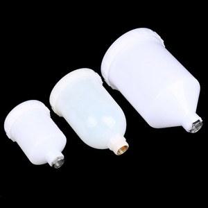 플라스틱 스프레이 페인트 포트 분무기 컵 공기압 주입기 중력 피드 패스트 무버 스레드 커넥터 스프레이건 도구 125 250 600ml 1