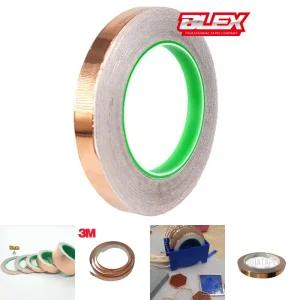 BLEX 블렉스 전도성 동테이프 0.05T x 10mm x 30M/테이프/공구용/동박/전도/황동/공구/자재/구리/금속