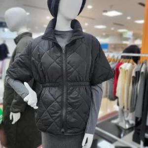 파파야 DP01 반팔 패딩 점퍼 파파야 반팔 패딩 집업 베스트 점퍼 PNPRJP004A