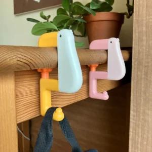 휴대용 오리 책상가방걸이 가방거치대 사무실 가방걸이 2종