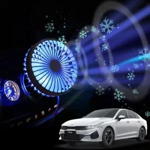 더뉴K5 3단 USB선풍기 LED무드램프 시즌3 차량용선풍기 자동차미니선풍기 차량용에어서큘레이터