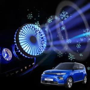 쏘울EV 3단 USB선풍기 LED무드램프 시즌3 차량용선풍기 자동차미니선풍기 차량용에어서큘레이터