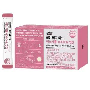 리얼케어 콜린 미오 맥스 이노시톨 4000 엽산 5g x 30포