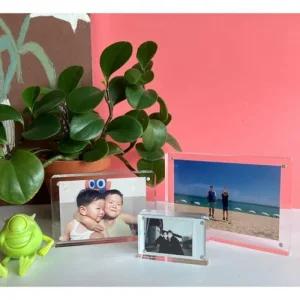 투명 아크릴액자 프레임 포토카드 탁상 자석 5x7 (3NjQa)