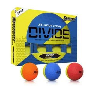 던롭 스릭슨 큐스타 투어 디바이드 골프공 2024년 12개입, 1개