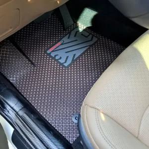 뉴체인 자동차 고무 발매트 더뉴 쏘렌토MQ4 5인승 1열+2열 세트 브라운