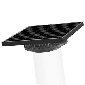 태양광 배기 팬, 최대 500평방피트 태양광 다락방 팬, IP65 방수, 자동 켜짐/꺼짐, 속삭임 조용함 - 차고, 온실, 헛간, 지붕 통풍구를 위한 간편한 DIY 설치(15W)