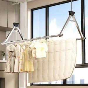 대형 접이식 이불 빨래 건조대 특대형 천정형 무타공