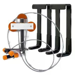 컴파운드 보우 프레스 브래킷 편리한 패키지 레트로 빌딩 스트링 헬드 세트 설치 리커브