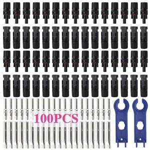 200 100 40 방수 PCS 패널 10 20 커넥터 키트 MC ER 케이블 6MM2 1000V30A PV IP67 STE 솔라