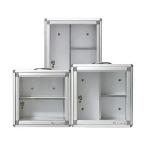 벽걸이 알루미늄 구급함 휴대용 가정용 보건실 사무실 상비약 약통 약보관함 구급상자