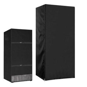 바깥쪽 냉장고 커버, 지퍼 옥스퍼드 패브릭 프리저 프로텍터, 210D 고내구성 100% 방수 직립형 냉동고 보호용품, 집 손잡이가 달린 액세서리