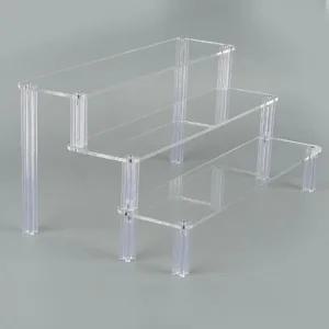 진열대 투명 소품진열 아크릴 상품진열 선반 3단 (46iwU)