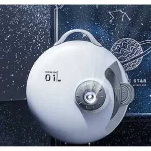 미러볼조명 우주 은하수 갤럭시 빔 천장 수면등 무드등 충전 음악 모델+프로젝션 램프 8개+리모콘