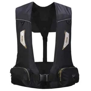 낚시 구명복 성인 바다 민물 라이프 자켓 팽창 베스트 낚시조끼(프리사이즈)-블랙