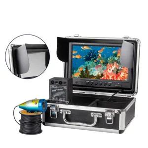 무선 어군 탐지기 야간 낚시 투시경 수중 캠 카메라 어군탐지기 - 15m라인 싱글 라이트