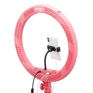 링 라이트 뷰티샵 개인방송 스탠드 조명 써클 램프 LR150 라이트 - 핑크