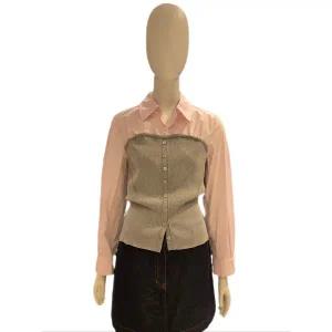 [롯데백화점]쥬크 뷔스티에 칼라넥 블라우스 (Z253MSC101)