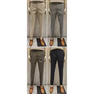 [올젠](신세계 사우스시티)남성 면 스판 캐주얼 팬츠 ZOF5PP1304 4종택1