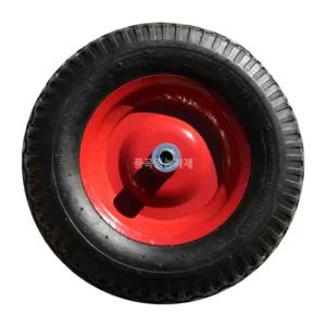 에어바퀴 쥬브 16인치 일륜차바퀴 손수레바퀴 우레탄 구루마 이동 손수레 통바퀴 농사 농업 다용도 운반