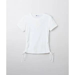 SPAO 스파오 [코튼스판] 골지 셔링 반팔티_SPRWF26G11 551340