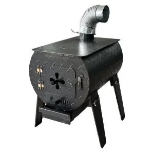 거꾸로타는 장작난로 리버스형 난로 화목난로 농촌 연통 연소기 캠핑 주물 펠렛 아궁이 가마솥