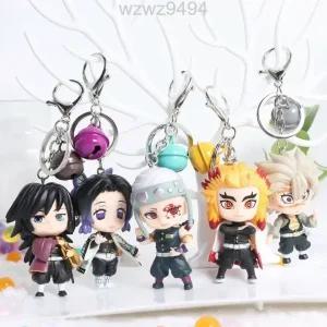  귀멸의칼날 키링 피규어 토미오카 기유 탄지로 네즈코 키체인 가방고리