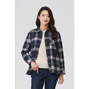 [PAT]1K81532 자수포켓 체크 셔츠_IC