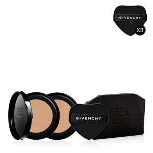 [롯데백화점]지방시 [11] PL 글로우 쿠션 리필 듀오 세트(+블랙 미니 파우치+하트 퍼프 3개 증정)