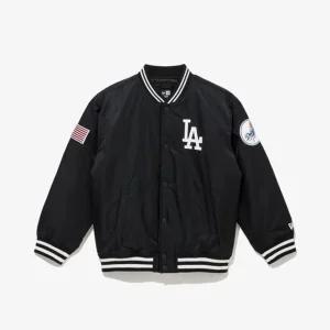 [갤러리아] [뉴에라키즈] MLB LA 다저스 어센틱 스타디움 재킷 블랙 (14856285)