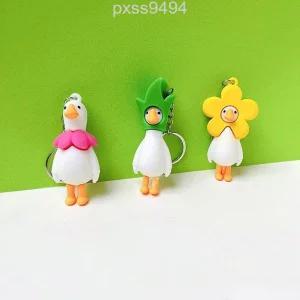  귀여운캐릭터키링 오리열쇠고리 동물키링 꽃 오리 가방장식 소품 커플템 우정템