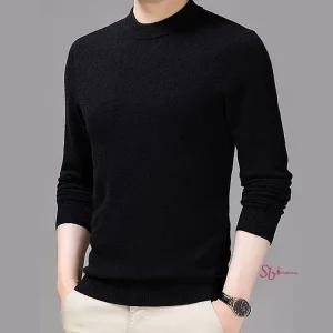 남자목폴라 터틀넥 남성 반목폴라 반폴라 니트티 니트 얇은 티ldg538