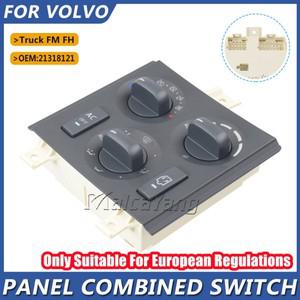21318121 AC 에어컨 기후 히터 컨트롤패널 결합 스위치  볼보 호환 트럭 FM FH 20853478 21272395 20508582