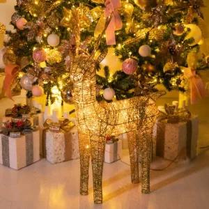 플라워트리 크리스마스 루돌프 사슴 대형 장식 니켈 90cm 소품