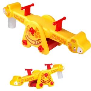 혼자서도OK 충격방지쿠션 안전좌석 기린시소 집콕놀이 키즈펜션 가성비