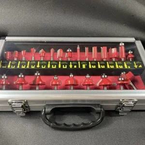 고품질 루터 홈파기날 목공 DIY 모따기 24PCS 트리머 비트SET (WC7BC87)