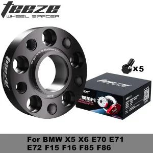 허브스페이스 휠 티지 25/30/35mm 스페이서 어댑터 BMW 호환 X5 X6 E70 E71 E72 F15 F16 F85 F86 PCD 5x120