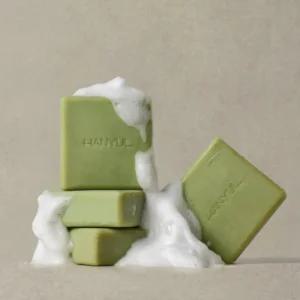 한율 어린쑥 수분 진정 크림 세안 비누 100g BNS